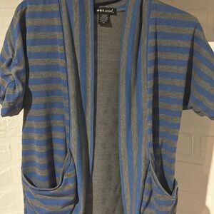 Wet Seal Blue and Gray Knit Top
